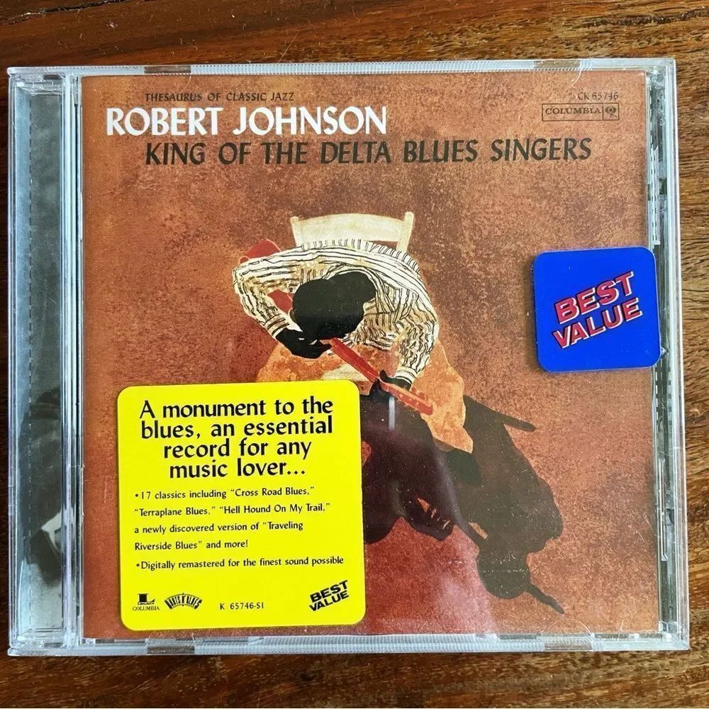 Robert Johnson Music CD - King of the Delta Blues Singers World & Country